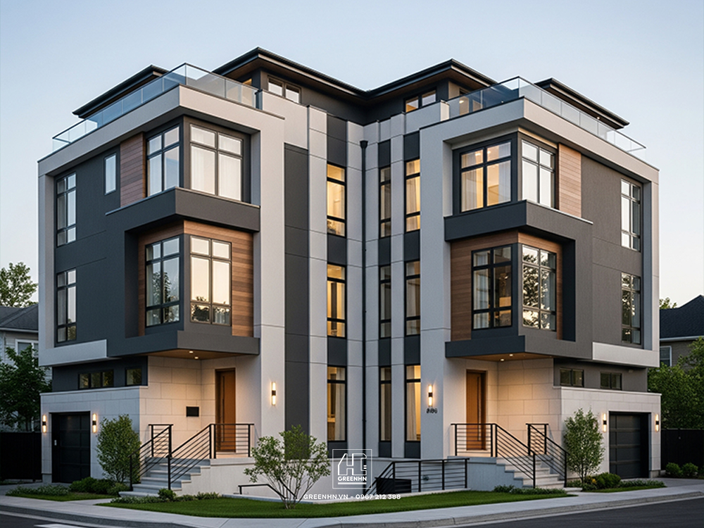 Mặt bằng nhà phô 100m2 có bán hầm 2 mặt tiền