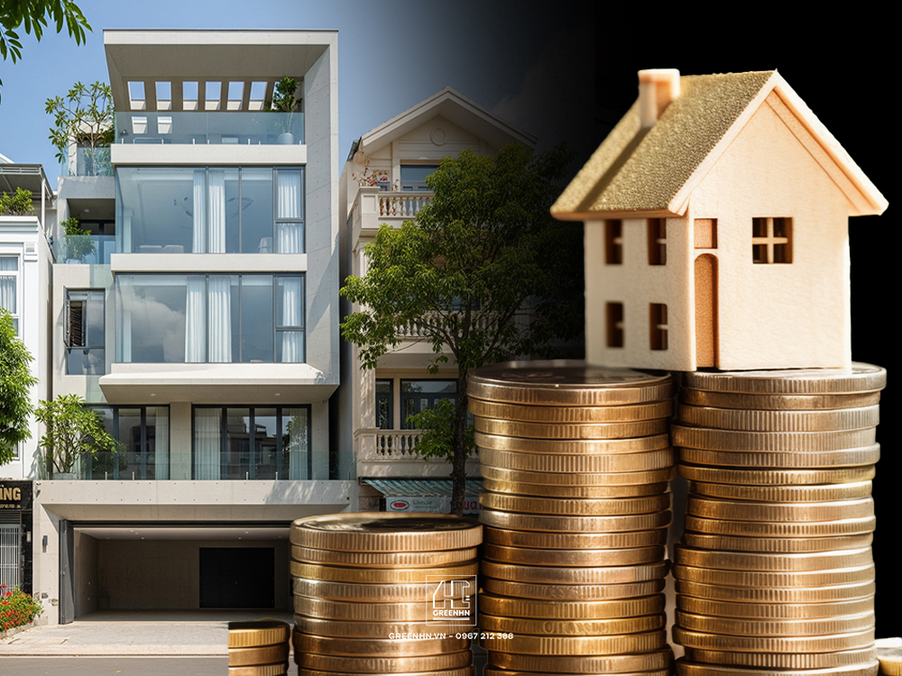 Chi phí xây hầm nổi nhà ống