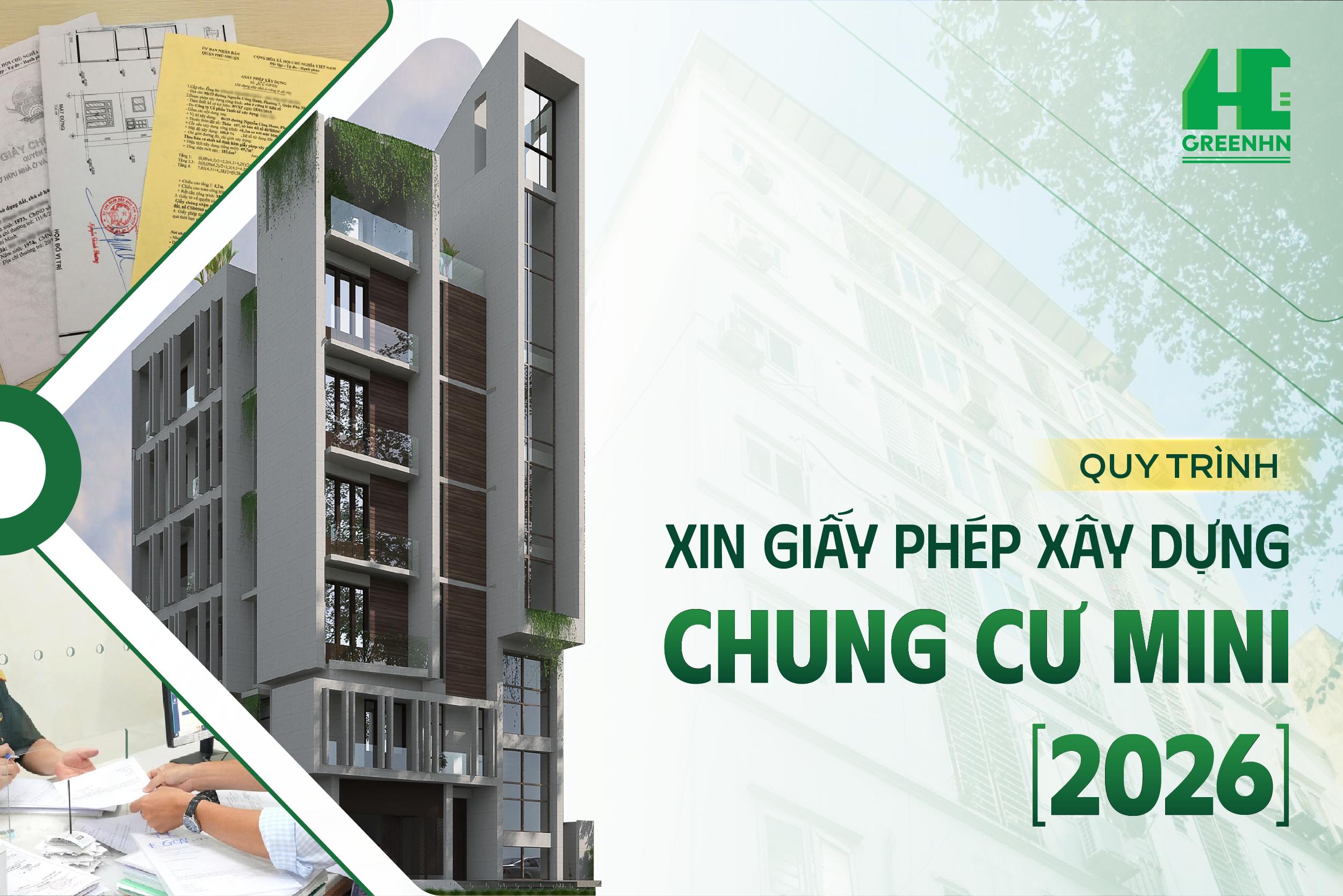 Quy trình xin giấy phép xây dựng chung cư mini 2026