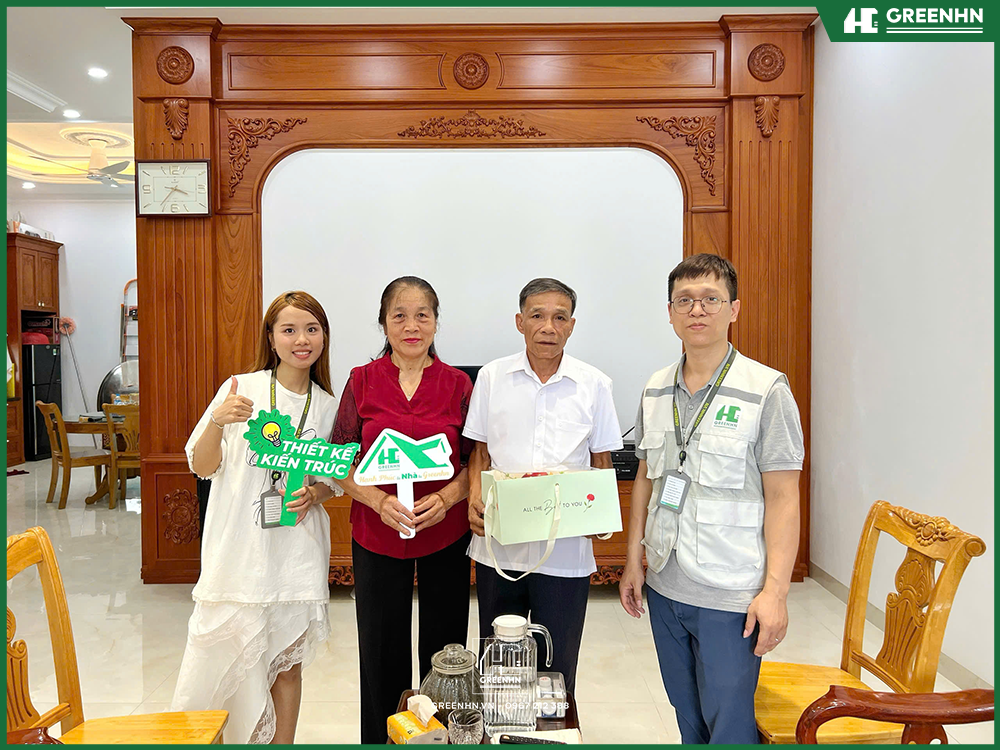 GreenHN b&agrave;n giao nh&agrave; cho gia chủ