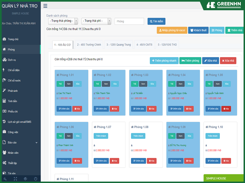 App quản l&yacute; chung cư mini tr&ecirc;n điện thoại