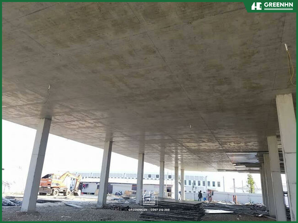 S&agrave;n phẳng vượt nhịp lớn giảm số lượng cột