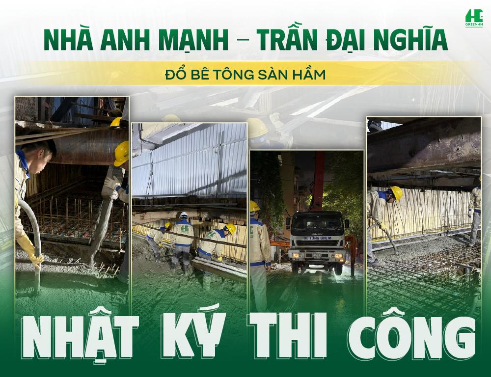 [Nhật Ký Thi Công] Đổ bê tông Sàn hầm nhà Anh Mạnh: Quy trình ISO