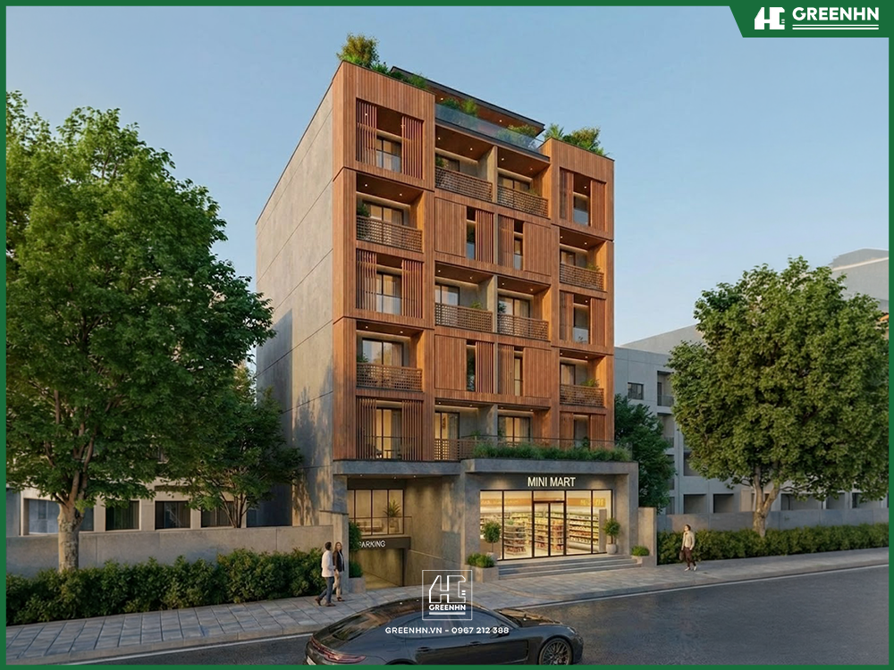 Căn hộ dịch vụ khu vực ph&iacute;a T&acirc;y h&uacute;t kh&aacute;ch H&agrave;n - Nhật nhờ thiết kế hiện đại