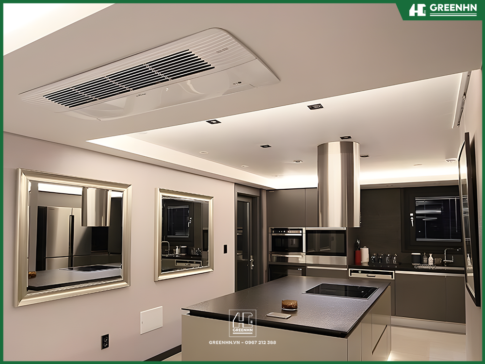 Thẩm mỹ liền mạch của thiết bị &acirc;m trần gi&uacute;p chủ đầu tư tự tin ch&agrave;o gi&aacute; thu&ecirc; cao hơn