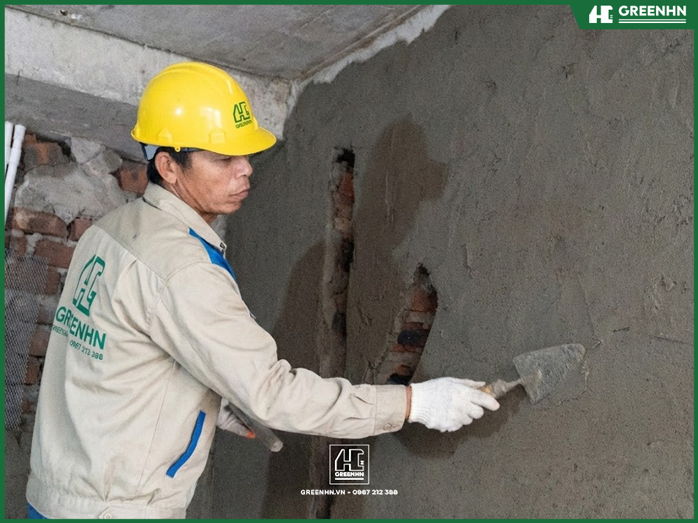 Tr&aacute;t tường chuẩn kỹ thuật