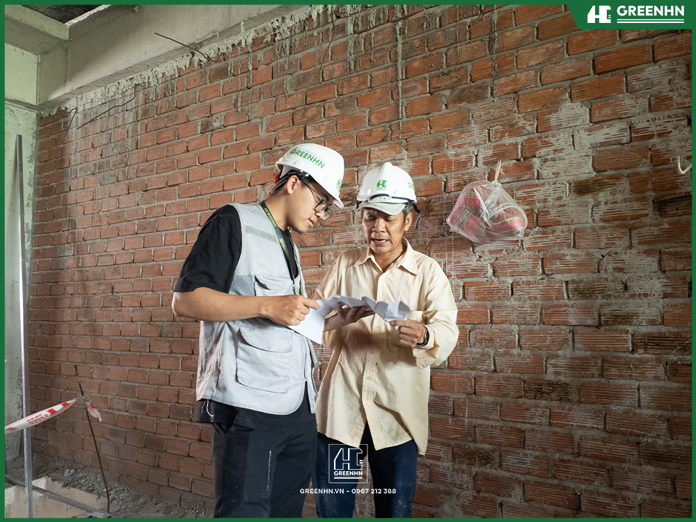 Tận t&acirc;m trong từng giai đoạn thi c&ocirc;ng
