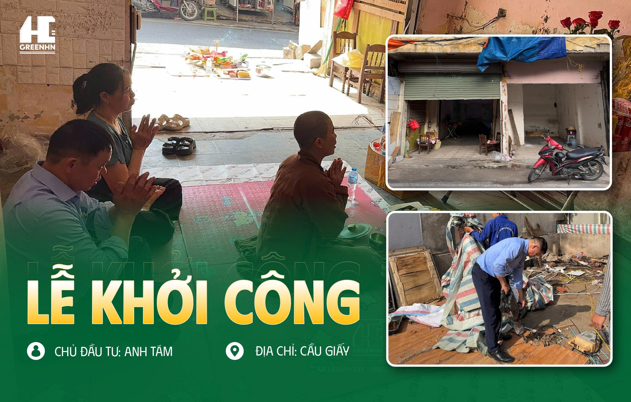 Lễ Động Thổ Nhà Anh Tám – Cầu Giấy